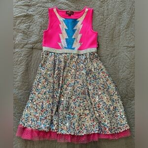 Jojo Siwa Glitter Sequins Dress (6/6x, S)